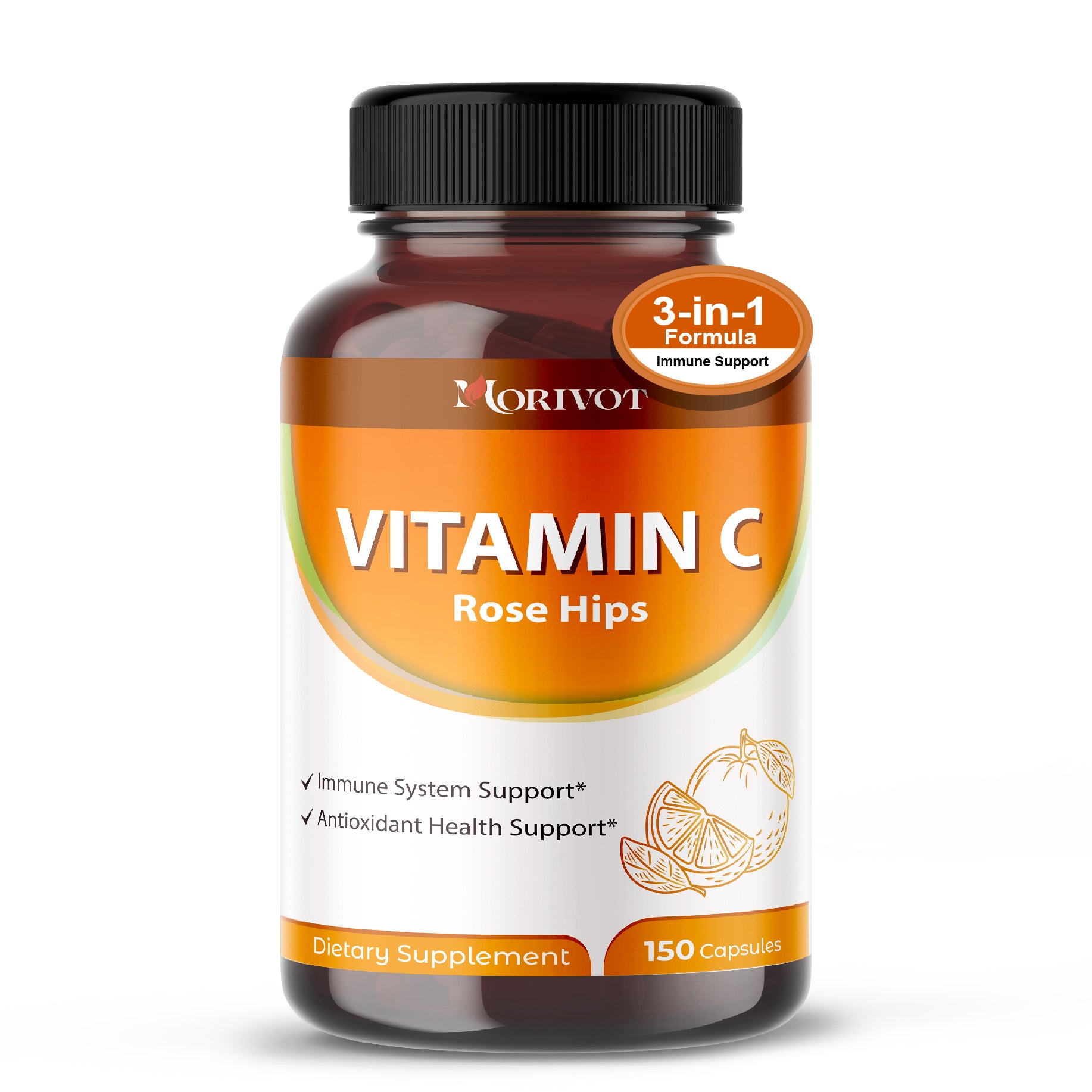 MORIVOT Vitamin C Supplement - 150 Capsules