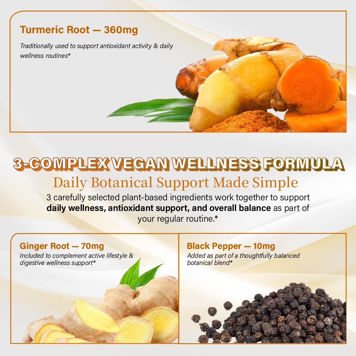 MORIVOT Turmeric Ginger Supplement - 150 Capsules